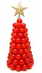 Tomaten-Weihnachtsbaum